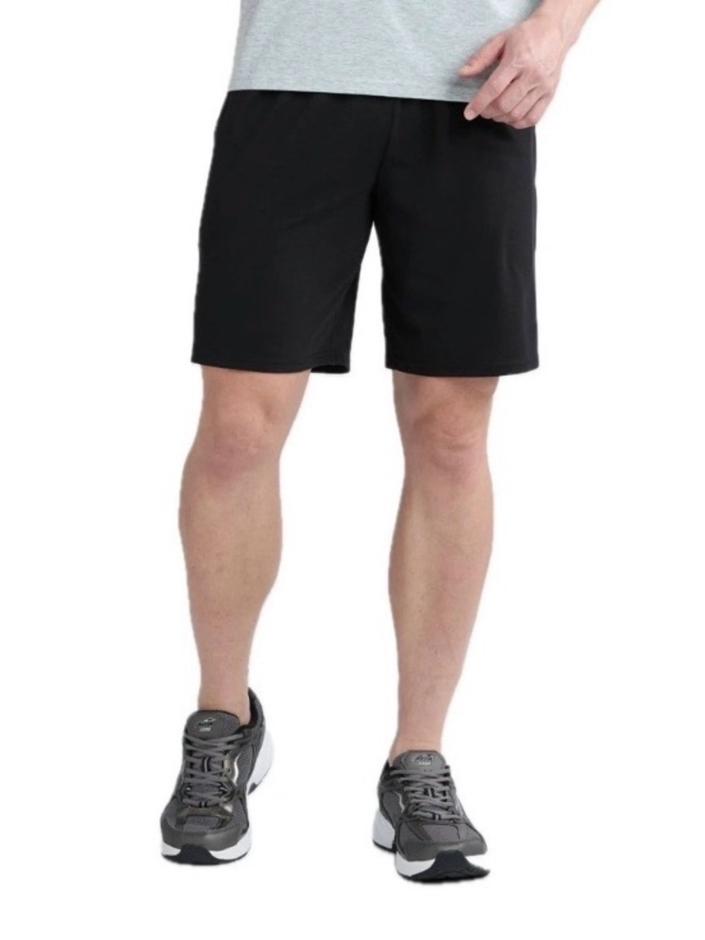 Athletic Works Men's Black Athletic Shorts